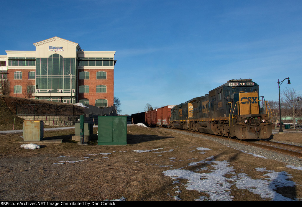 Westbound at Bangor